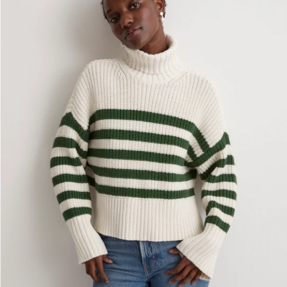 Madewell Wide Rib Turtleneck Sweater